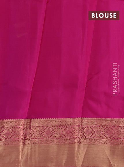Purple & Pink Kanchipuram Silk - Buttas