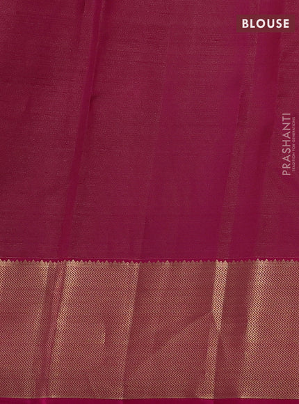 Light Green & Pink Pure Kanchipuram Silk -Vairaosi