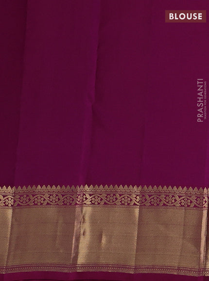 Mauve Pink-Magenta Pure kanchipuram silk-1000 Butta