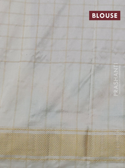 Mustard & Cream Pochampally Silk