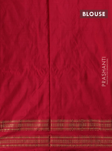 Red Pochampally Silk