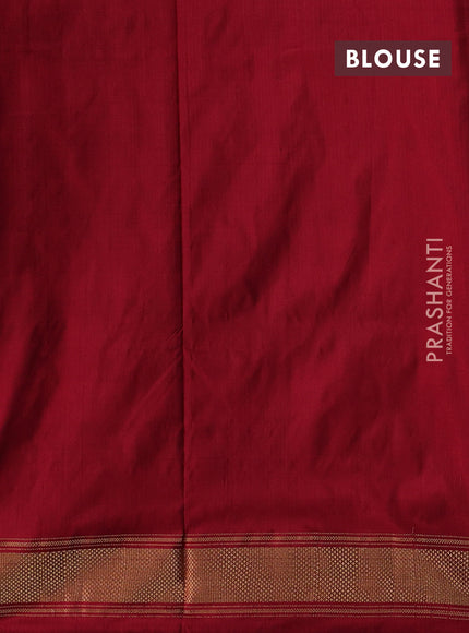 Yellow & Red Pochampally Silk