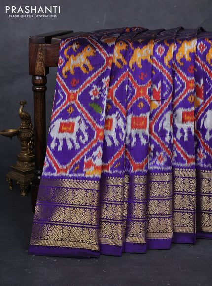 Blue Pochampally Silk