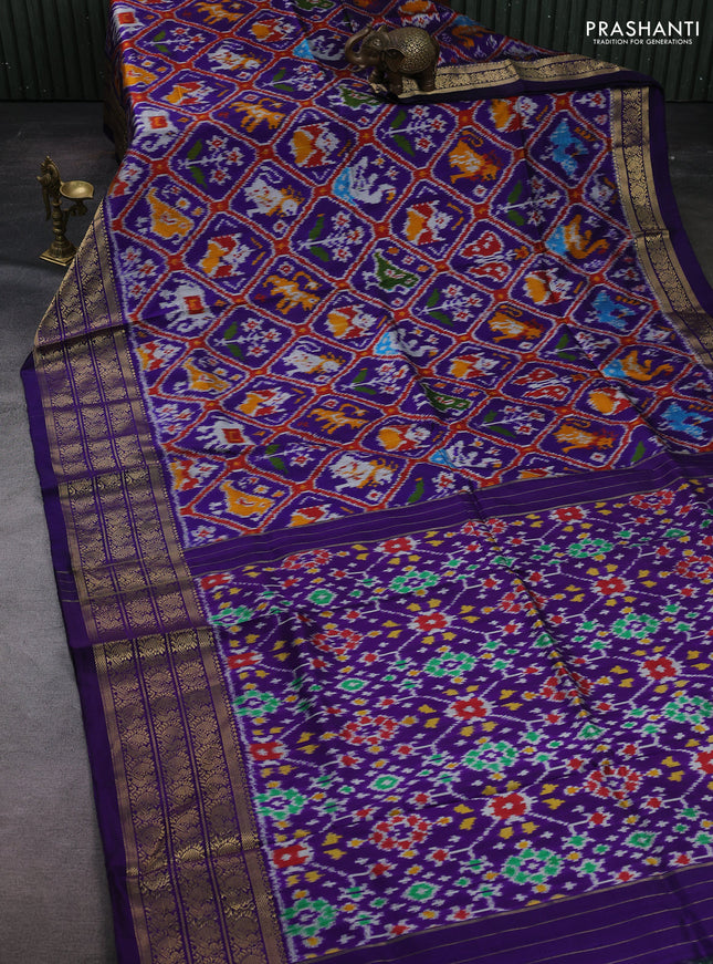 Blue Pochampally Silk