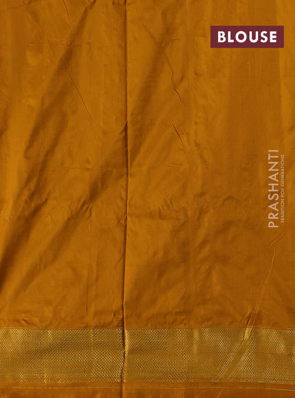 Mustard Pochampally Silk