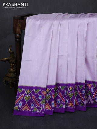 Pastel Lavender & Violet Pochampally Silk