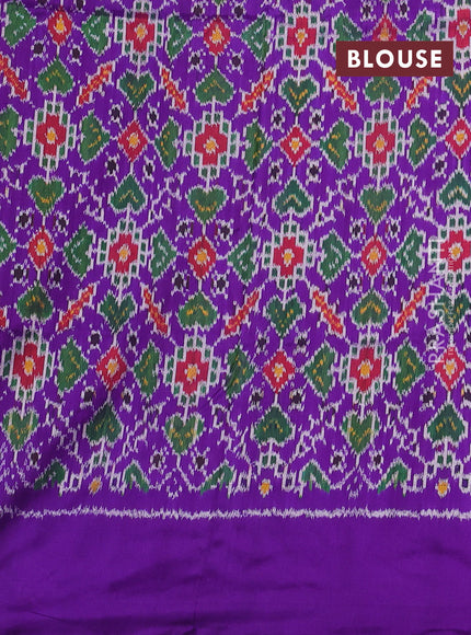 Pastel Lavender & Violet Pochampally Silk