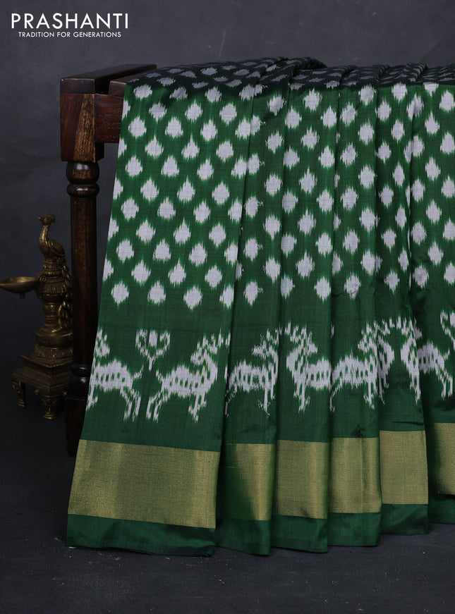 Green Pochampally Silk