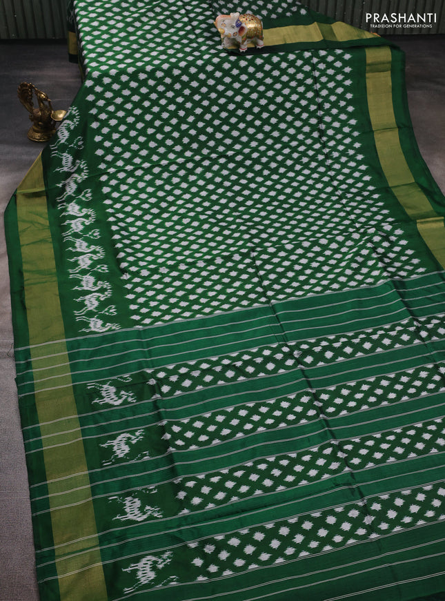 Green Pochampally Silk