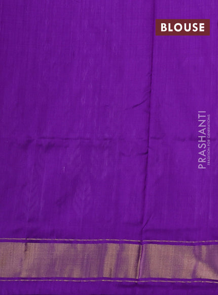 Lavender & Violet Pochampally Silk