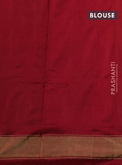 Red Pochampally Silk