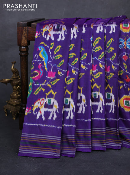 Blue Pochampally Silk