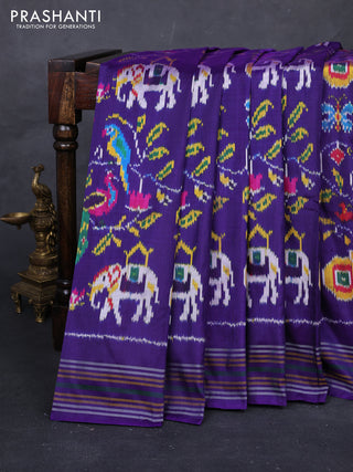 Blue Pochampally Silk