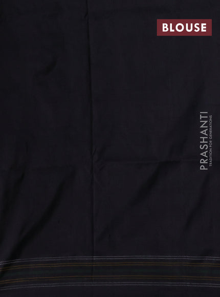 Black Pochampally Silk
