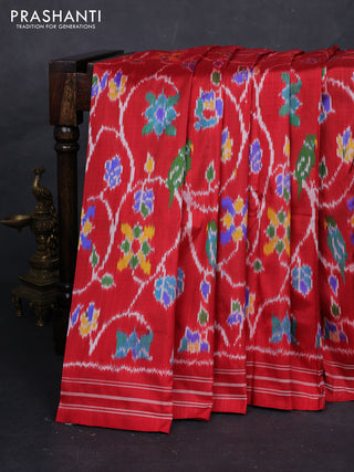 Red Pochampally Silk
