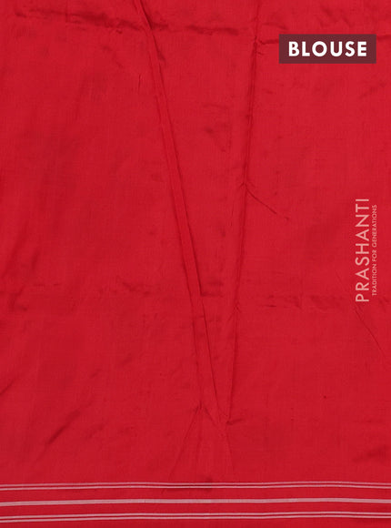 Red Pochampally Silk