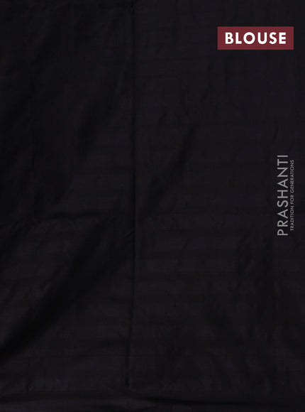 Blue & Black Pochampally Silk