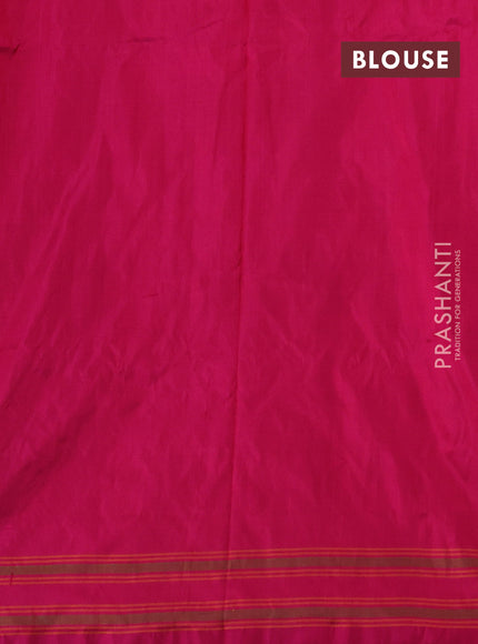 Light Pink & Pink Pochampally Silk