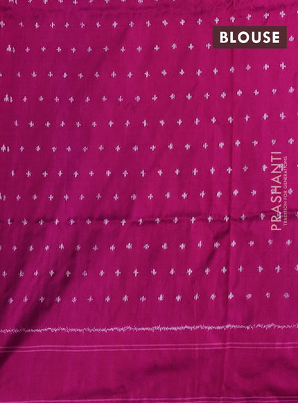 Purple & Pink Pochampally Silk