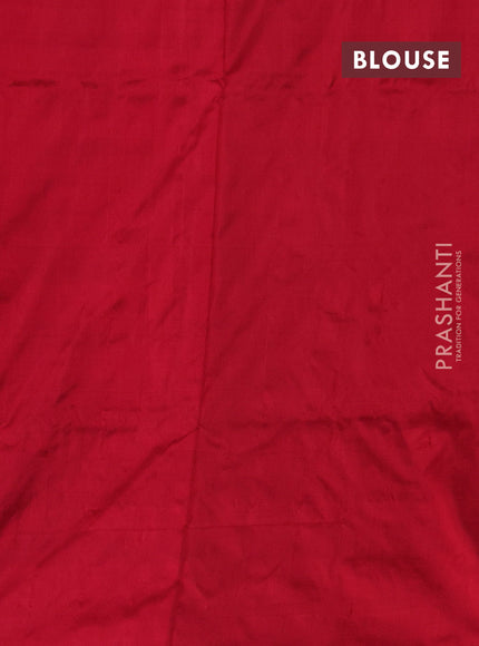 Maroon & Red Pochampally Silk