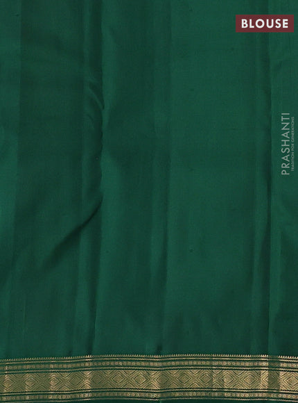 Red & Green Pure Kanchipuram Silk-Butta