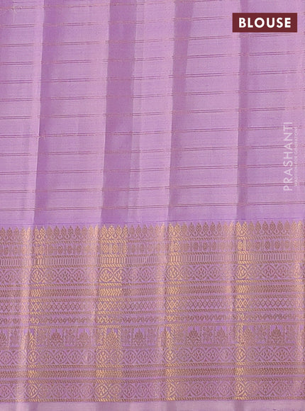 Pink & Lavender Gadwal Silk - Checks