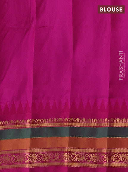Cs Blue & Pink Gadwal Silk - Checks
