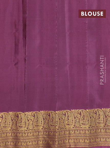 Pink & Mauve Pink Gadwal Silk - Buttas