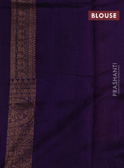 Green & Pink Banarasi Raw Silk Saree