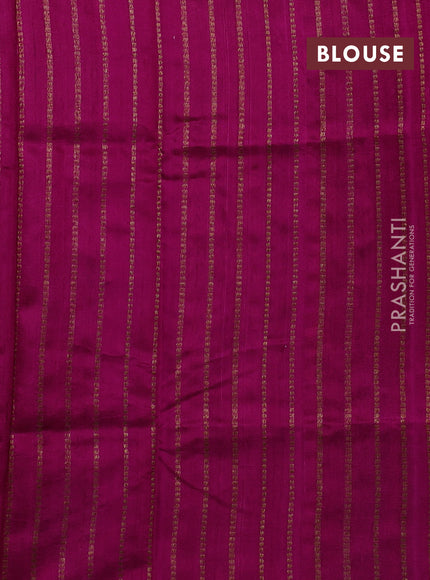Pink & Magenta Banarasi Raw Silk Saree - Buttas