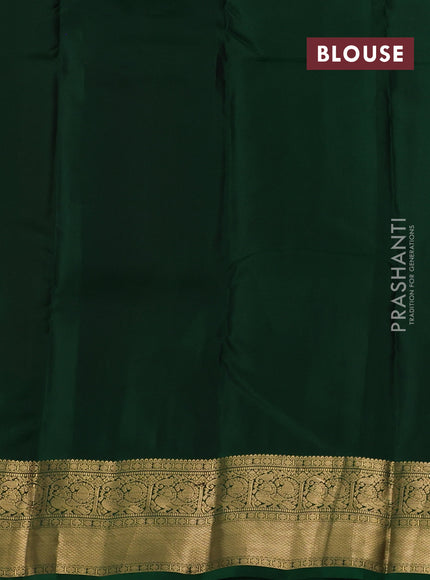 Maroon & Green Kanchipuram Silk - Buttas