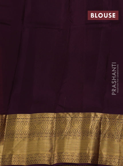 Rust & Wine Kanchipuram Silk - Buttas