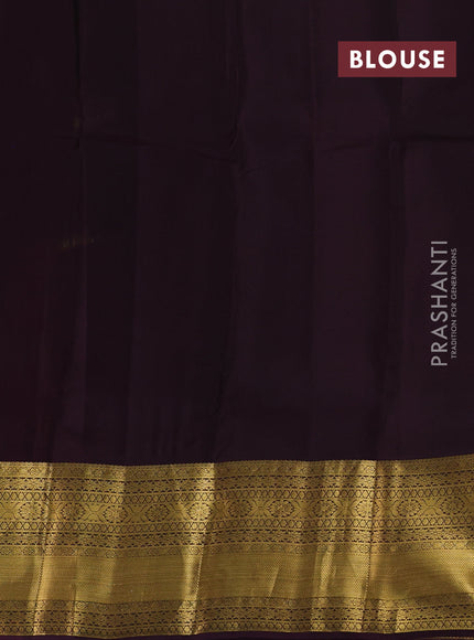 Maroon & Wine Kanchipuram Silk - Buttas