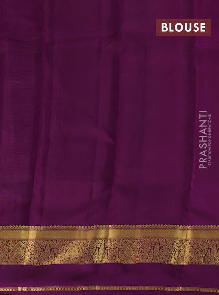 Lavender & Purple Kanchipuram Silk - Buttas