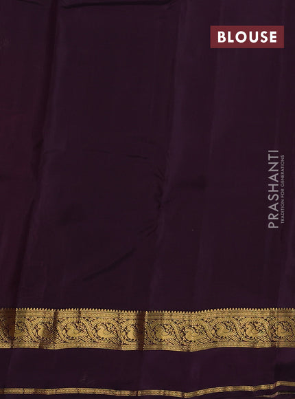 Rust & Wine Kanchipuram Silk - Buttas