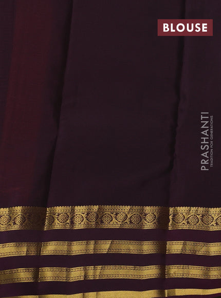 Red & Wine Kanchipuram Silk - Weaves