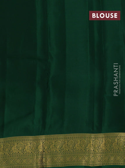 Maroon & Green Kanchipuram Silk - Buttas