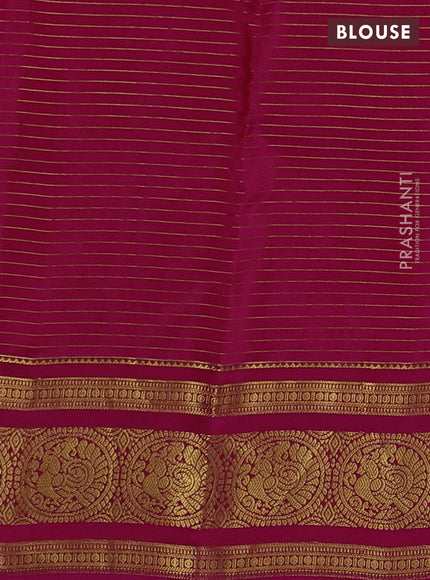 Red & Pink Kanchipuram Silk - Checks