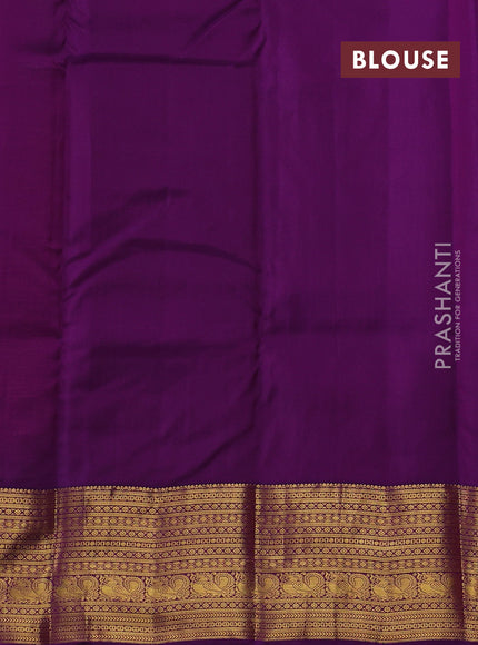 Pink & Purple Kanchipuram Silk - Buttas