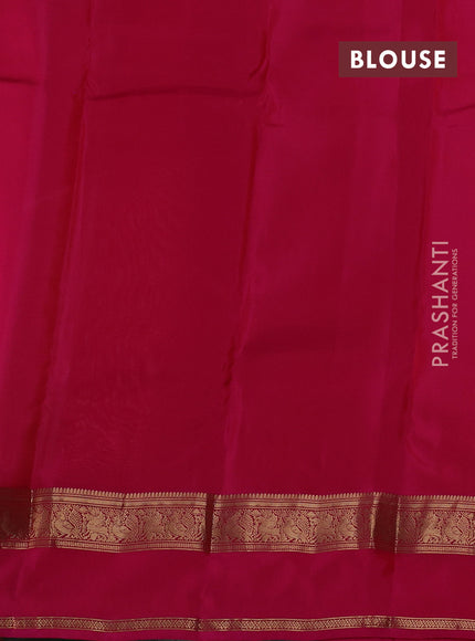 Peach Pink & Pink Kanchipuram Silk - Buttas