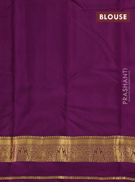 Lavender & Purple Kanchipuram Silk - Buttas