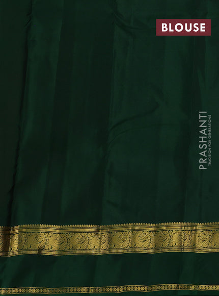 Maroon & Green Kanchipuram Silk - Buttas