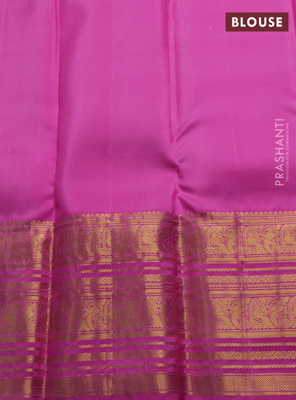 Pink Pure Kanchipuram Silk Saree - Brocade