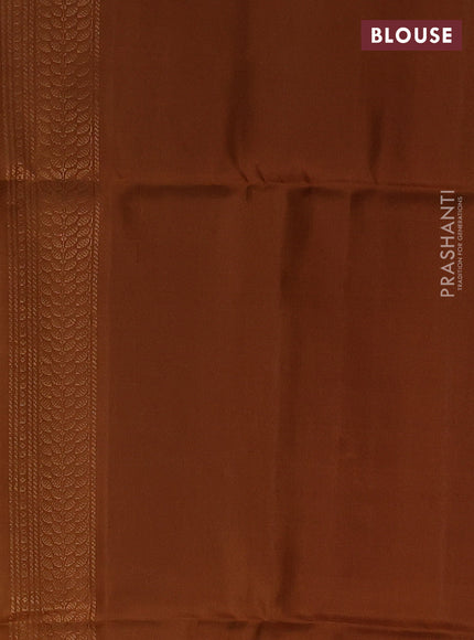 Black & Mustard Ikat Soft Silk Saree