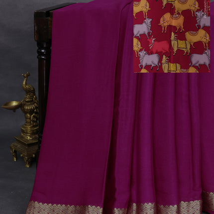 Collection image for: Mysore Silk Sarees - Printed Blouse