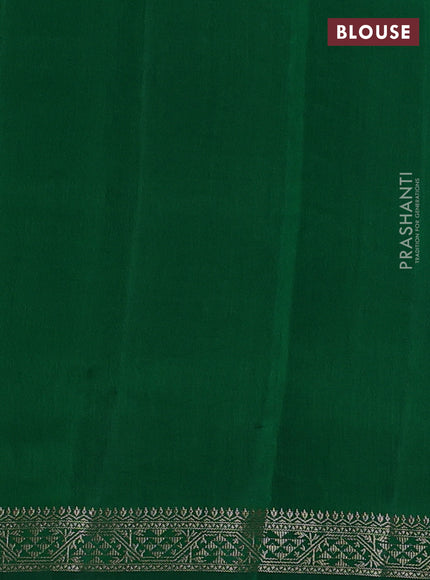 Green Chiniya Silk - Zari Weaves