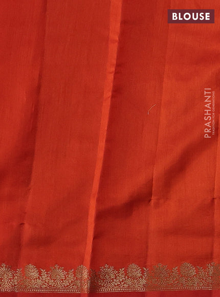 Rustic Orange Chiniya Silk - Buttas