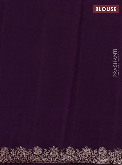 Purple Chiniya Silk - Buttas