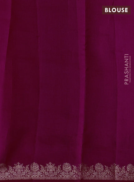 Magenta Pink Chiniya Silk - Buttas