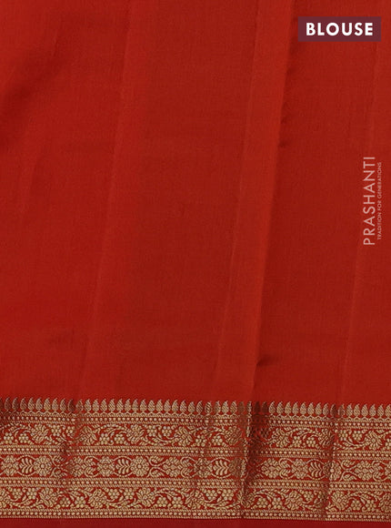 Rustic Orange Chiniya Silk - Buttas